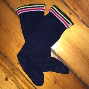 Hunter rainbow boot socks